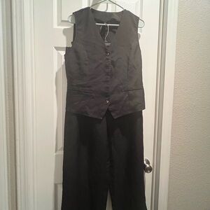 SHEIN Black Sleeveless Pantsuit